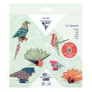 Clairefontaine Origami 60 sheets mixed sizes - Birds