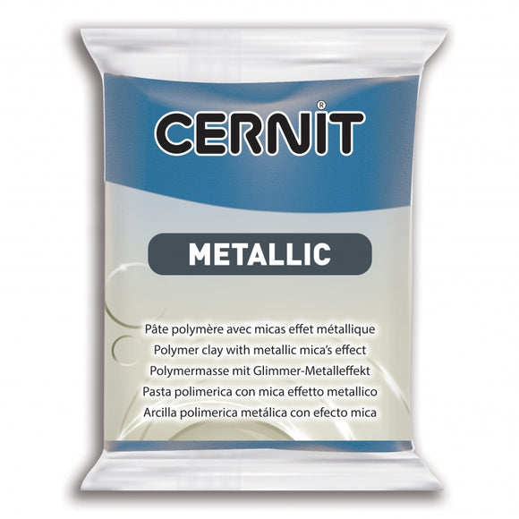 CERNIT Polymer Clay Metallic Effect 200 Blue 56g