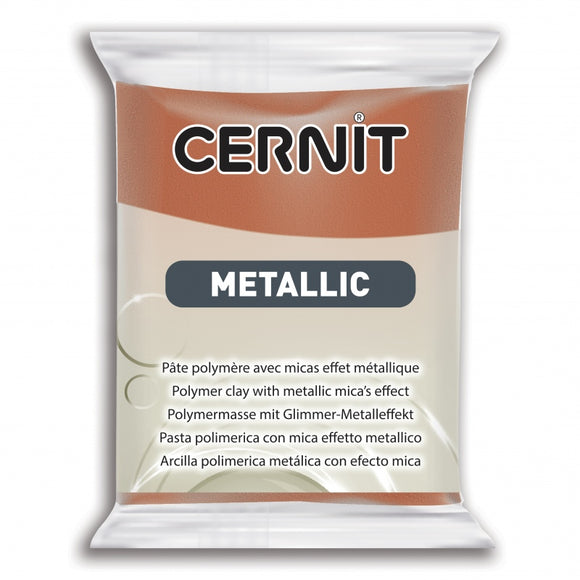 CERNIT Polymer Clay Metallic Effect 058 Bronze 56g