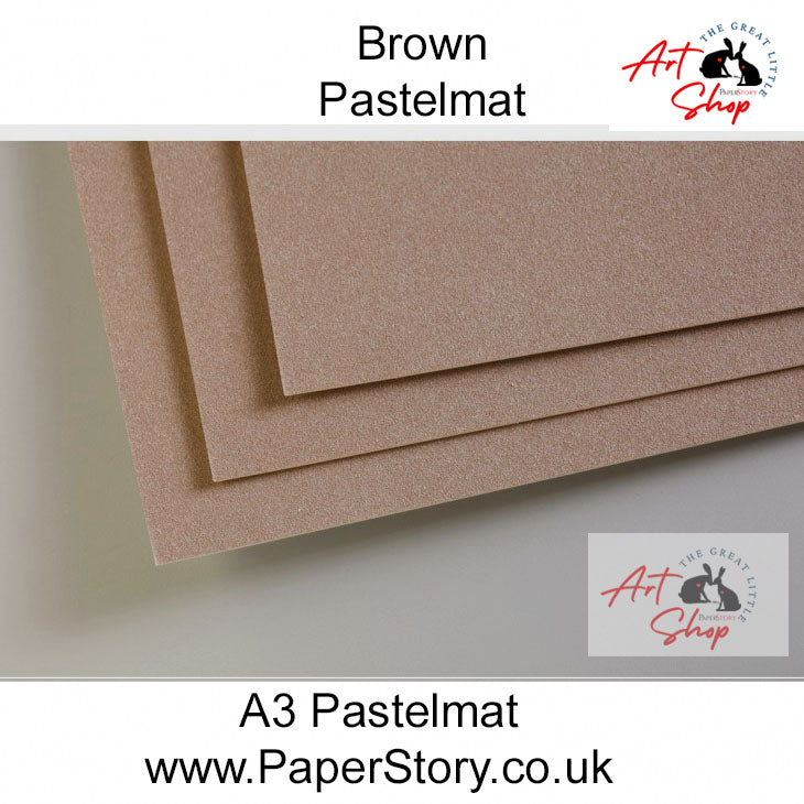 Pastelmat A3 Brown pastel paper for artists