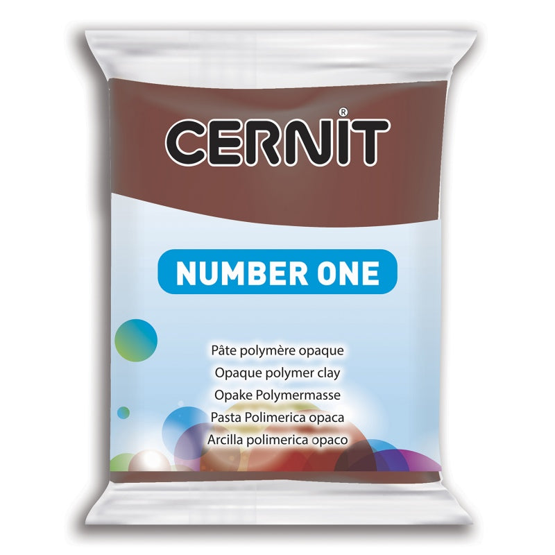 CERNIT Polymer Clay NUMBER ONE 800 Brown 56g