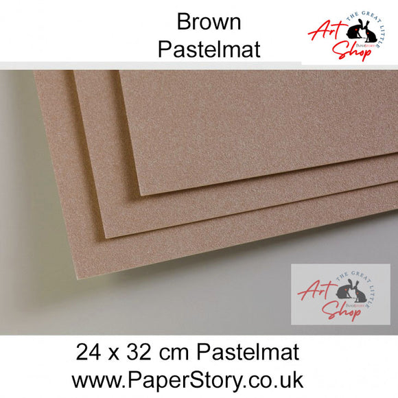 Artists Pastel Paper pastelmat colour brown burn