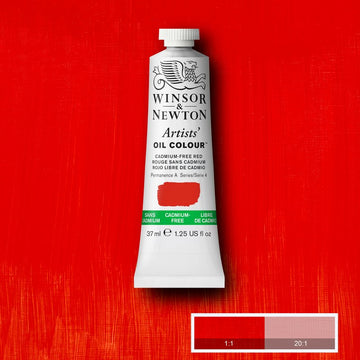 Winsor & Newton Artists Oil Colour 37ml Cadmium Free Red