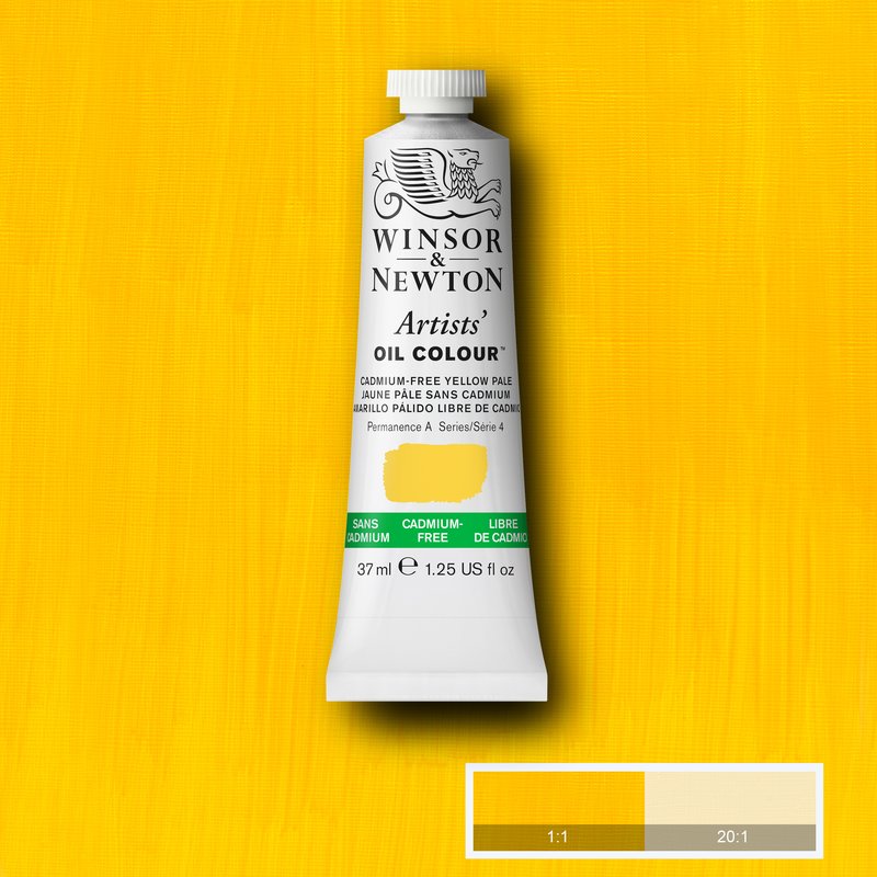 Winsor & Newton Artists Oil Colour 37ml Cadmium Free Yellow Pale