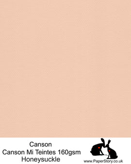 A4 Canson Mi Teintes 160 gsm paper Honeysuckle Nº 350 - Discontinued
