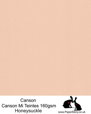 A4 Canson Mi Teintes 160 gsm paper Honeysuckle Nº 350 - Discontinued