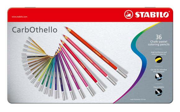 STABILO CarbOthello Pastel Pencils tin of 36