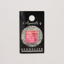 Sennelier L'Aquarelle Watercolour Paint Half Pan - Carmine