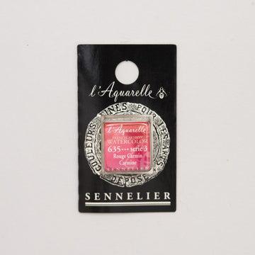 Sennelier L'Aquarelle Watercolour Paint Half Pan - Carmine