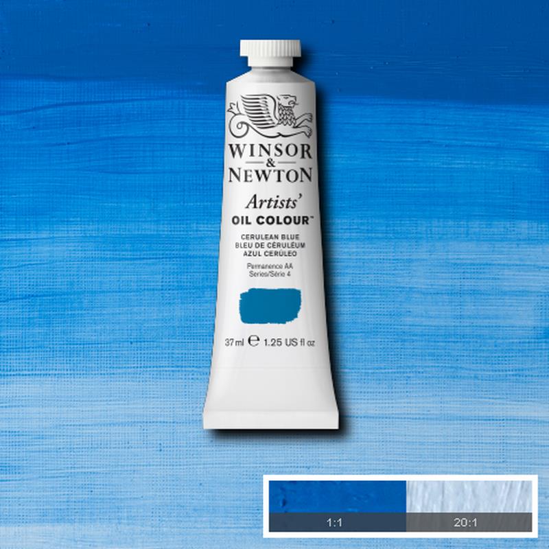 Winsor & Newton Artists Oil Colour 37ml Cerulean Blue