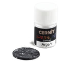 CERNIT Sparkling Mica Powders Diamond Effect silver