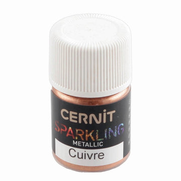 CERNIT Sparkling Mica Powders Metallic Effect copper