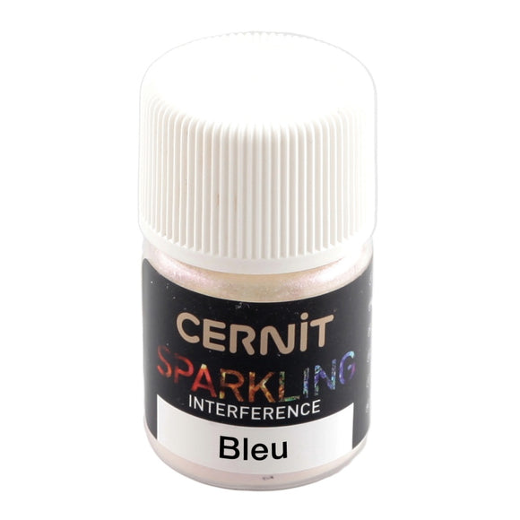 CERNIT Sparkling Mica Powders interference effect blue