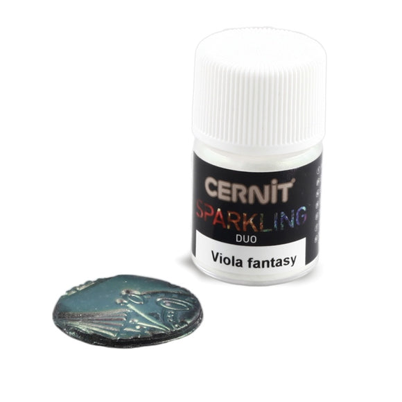 CERNIT Sparkling Mica Powders DUO Effect Viola 