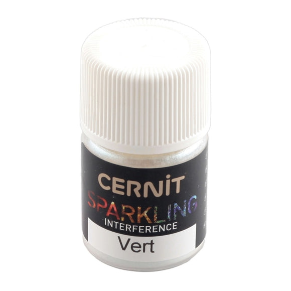 CERNIT Sparkling Mica Powders interference effect green