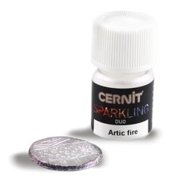 CERNIT Sparkling Mica Powders DUO Effect Artic Fire