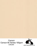 A4 Canson Mi Teintes 160 gsm Cream Nº 407-1