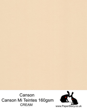 A3 Canson Mi Teintes 160 gsm Cream Nº 407