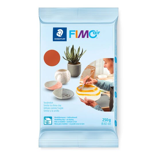 Fimo airdry clay china clay effect terracotta colour