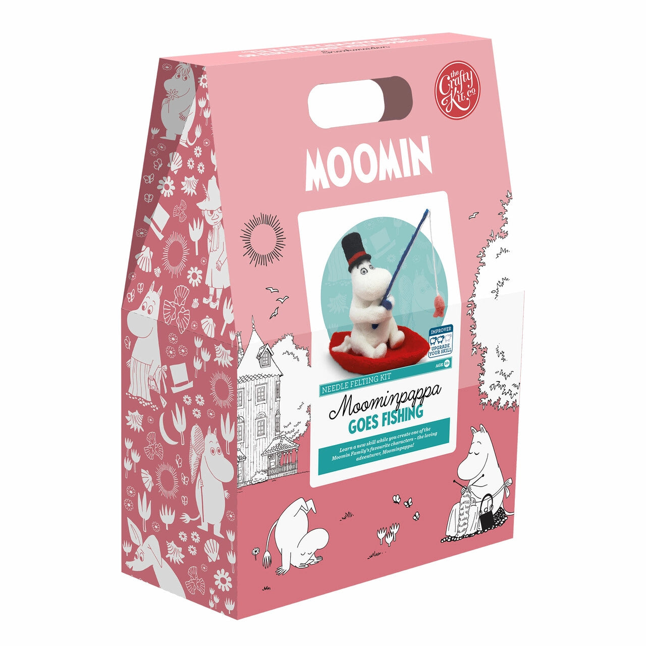 Crafty Kit Company Moominpappa Goes Fishing Needle Felting Kit  