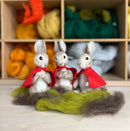 Crafty Kit Company - Beatrix Potter Flopsy Mopsy & Cotton-Tail Needle Felting Kit-5