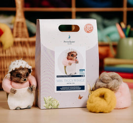 Crafty Kit Company - Beatrix Potter - Mrs. Tiggy-Winkle Ironing Needle Felting Kit