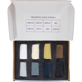 Unison Soft Pastels 8 Half Stick Drawing Mini Set