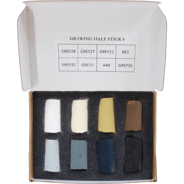 Unison Soft Pastels 8 Half Stick Drawing Mini Set