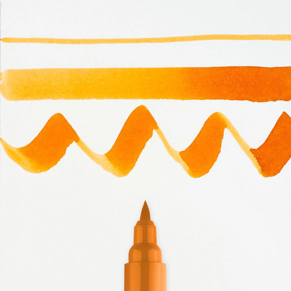 Royal Talens Ecoline Watercolour Brush Pen - Saffron Yellow 245