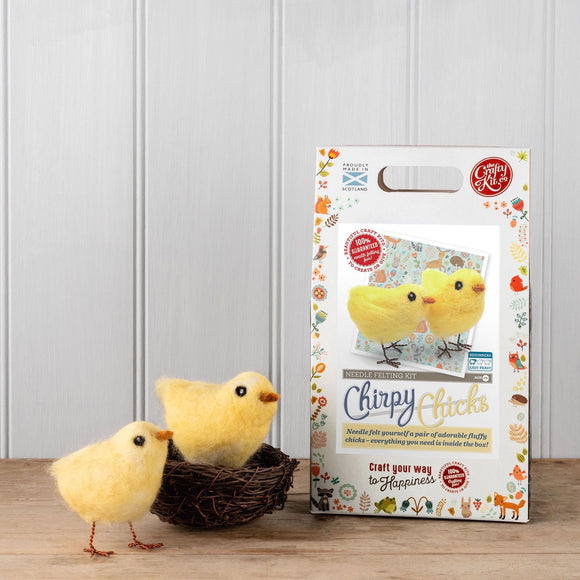 Crafty Kit Company Chirpy Chicks Needle felting kit