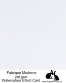 Fabrique Moderne Watercolour effect Card 260 gsm x 20 sheets A4