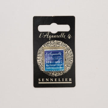 Sennelier L'Aquarelle Watercolour Paint Half Pan - French Ultramarine Blue