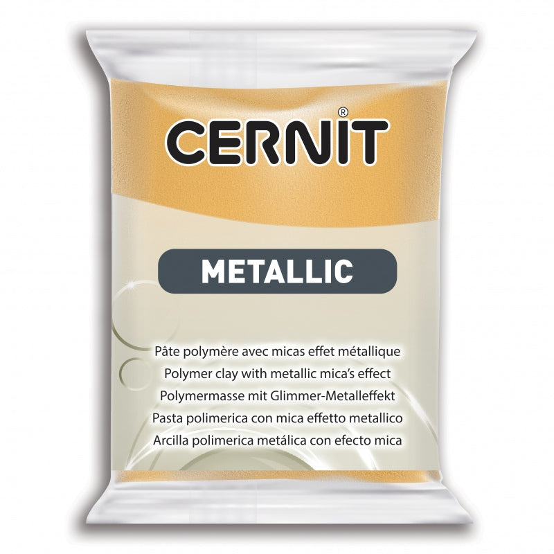 CERNIT Polymer Clay Metallic Effect 050 Gold 56g