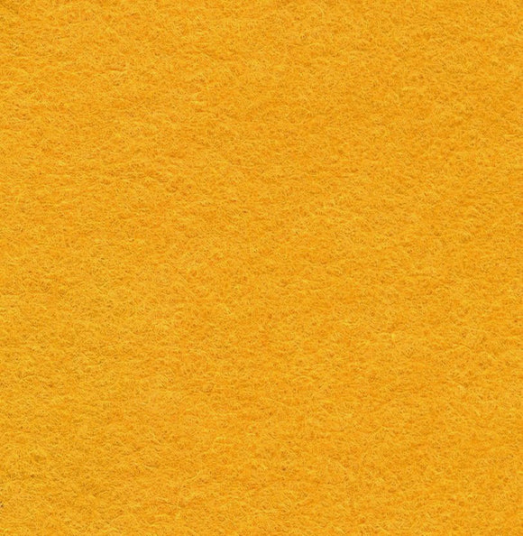 Wool Mix Handicraft Felt Square 9 x 9 inches Golden