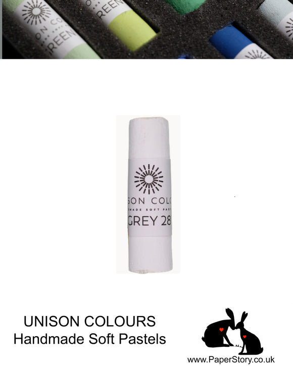 Unison Colour Handmade Soft Pastels Grey 28 - Size Regular