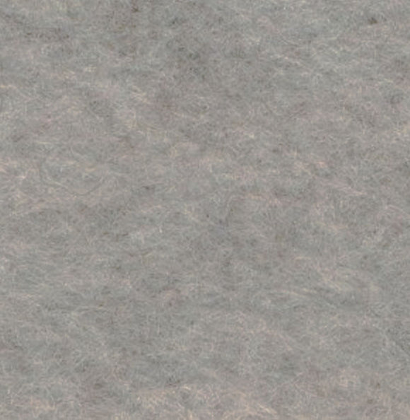 Wool Mix Handicraft Felt Square 9 x 9 inches Grey Marl