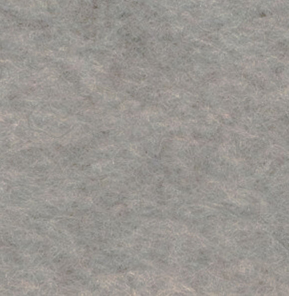 Wool Mix Handicraft Felt Square 9 x 9 inches Grey Marl