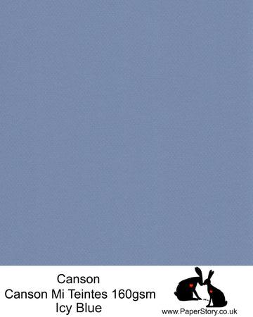 A4 Canson Mi Teintes 160 gsm paper Icy Blue Nº 118 - Discontinued