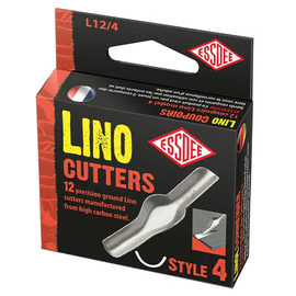 Box of Essdee Lino Cutters with branding and product details on a white background