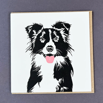 Sheepdog Letterpress Greetings Card