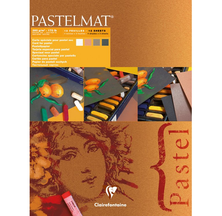 Pastelmat Clairefontaine Nº 2 Pad x 12 sheets