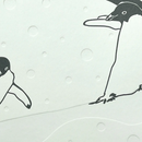 Penguin Slide Letterpress Greetings Card-2