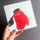 Robin Letterpress Greetings Card-3