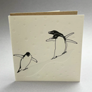 Penguin Slide Letterpress Greetings Card-1