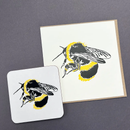 Bumble Bee Letterpress Greetings Card-3