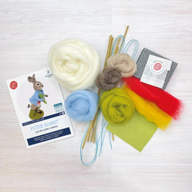 Crafty Kit Company Beatrix Potter Peter Rabbit and the Stolen Radishes felting kit