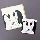 Penguin Family Letterpress Greetings Card-3