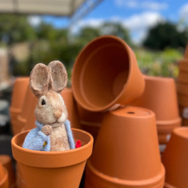 Crafty Kit Company Beatrix Potter Peter Rabbit and his Pocket Handkerchief Needle Felting Craft Kit