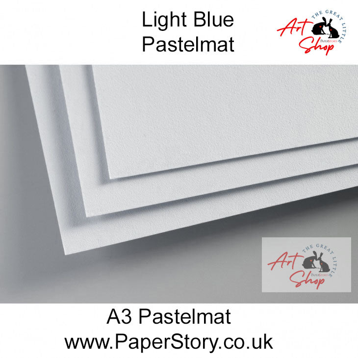 Pastelmat A3 stunning light blue pastel paper for artists