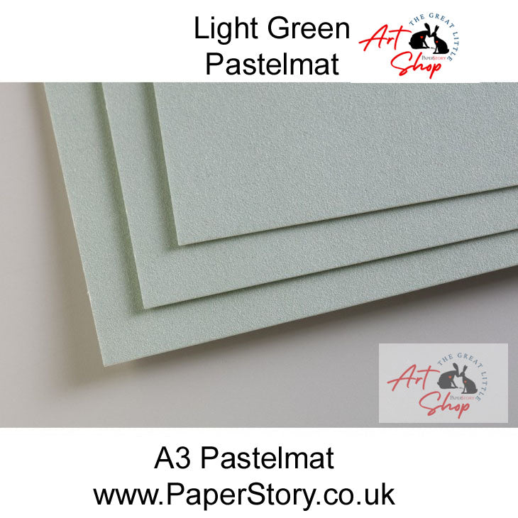 Pastelmat A3 light green  pastel paper for artists